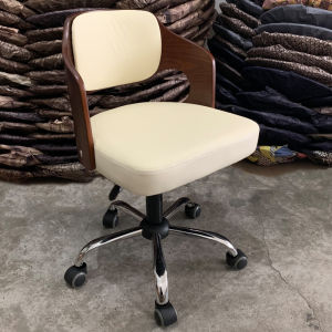 Home Backrest Computer Chair Simple Study Office Swivel Chair Student Desk Writing Solid Wood Small Chair