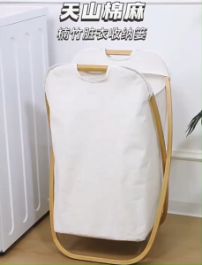 ตะกร้าเก็บผ้า ของเล่นซักผ้าในครัวเรือน ตะกร้าพับอเนกประสงค์ ความจุขนาดใหญ่