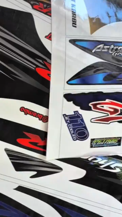 STRIPING VARIASI HONDA BLADE - WAVE DASH RACING / STICKER LIST VARIASI ...
