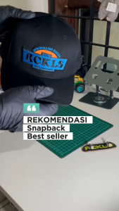 RCKLS. Polo Cap | Topi Pria Orginal Deadly Black