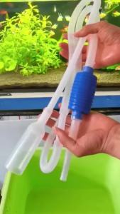 ZEO Aquarium Cleaning Siphon Pump Water Changer Gravel Cleaner Fish Tank Easy Dirt Remover Tools