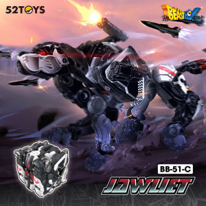 52TOYS BEASTBOX BB-51C JAWLIET Mecha Deformation Action Figure Portable Model