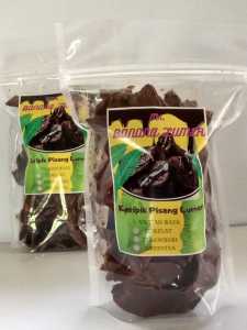 Keripik Pisang Lumer Rasa Coklat 120gr Snack Pisang Kemasan Standing Pouch - Lazada