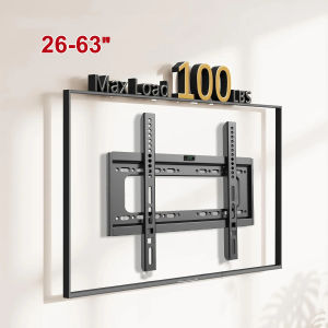 Universal TV Wall Mount Bracket for Most 25-63 in LED Plasma TV Stand Holder Max VESA 400X400mm 50kg Space Saving Home Goodies