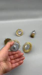 Bàn chải sắt mini đánh rỉ chuyên dụng lắp máy khoan chổi đánh rỉ làm sạch kim loại hiệu quả nhanh chóng