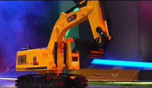 TokoYoyo Mainan Anak Excavator Beko Remote Control Asap 8 Channel Lampu Truk RC Konstruksi Kado Anak