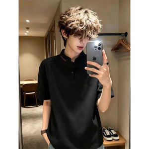OUMULONG | Mens Embroidered Short Sleeve T-Shirt
