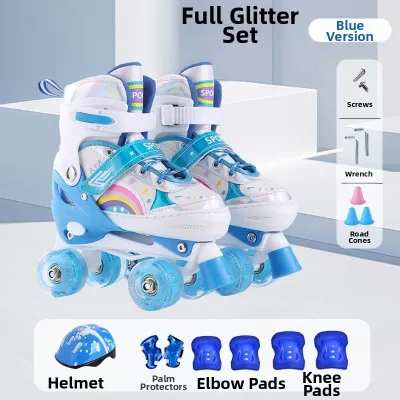 LIWAN | Dual-use PU Roller Skates 4 Wheels