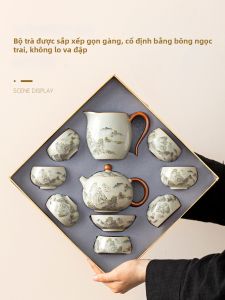 TANGFENG | Bộ Trà Thẩm Mỹ Mạ Vàng