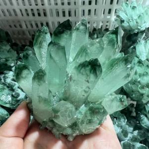 Natural Raw Citrine  green Quartz Stone Crystal Cluster Healing Yellow Stones Mineral Specimen Home Decoration