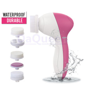 Deep Clean 5 IN 1 Electric Facial Cleanser Wash Face Cleaning Facial Massager Machine Skin Pore Cleaner| DaQueen