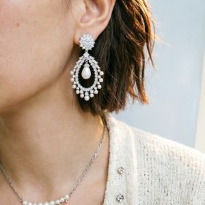 MESU.ACC | Retro Royal Style Pearl Earrings