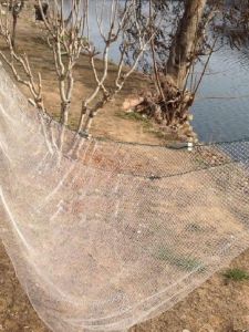 HuaYu Moon Net Clamp Net Nylon Line Old Style Bamboo Pole Net Dock Net 3m-5m High Fishing Gear Outdoor Camping Travel Supplies