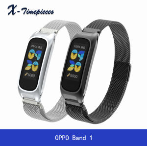 Mesh Bracelet for OPPO Band 1/2 Milanese No Gap Stainless Steel Strap OPPO Band Metel for Women Men Breathable Soft Waterproof Sport