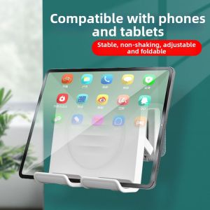 Adhesive Adjustable Rotating Foldable Phone Tablet Wall Mount Bracket
