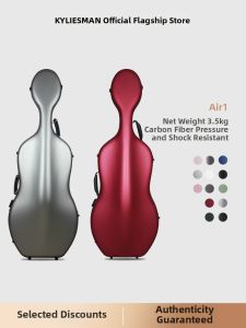 KYLIESMAN | Carbon Fiber Lightweight Durable Cello Case 4/4