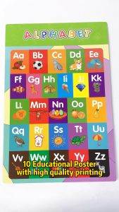 10pcs educational poster for kids and room decoration classroom decoration