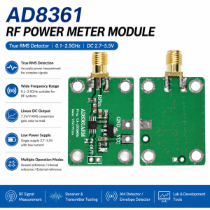 AD8361 DC 2.7–5.5V RF Power Meter 0.1–2.5GHz AM Amplitude Detector Detection Module