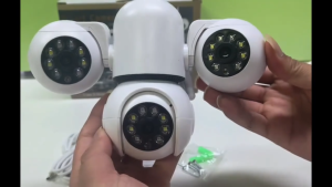 V380 Pro CCTV Camera Triple Lens 12MP Outdoor WiFi IP66 Waterproof Night Vision Auto Tracking Two Way Audio ip security cameras