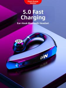 Niye | Tai Nghe Bluetooth Không Dây Kiểu Móc Tai cho Thể Thao và Lái Xe Pin Dài