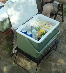 ✨ฟรีถุงน้ำแข็ง✨กระติกน้ำแข็ง กล่องเก็บความเย็น  ความจุ 5/6/8/15/25L แช่เย็น 72ชั่วโมง แบบพกพาตั้งแคมป์ ถังน้ำแข็ง