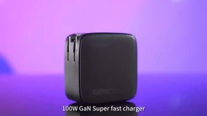 LDNIO Travel Wall Charger Q408 USB C PD 100W GaN Technology Super Fast Charging