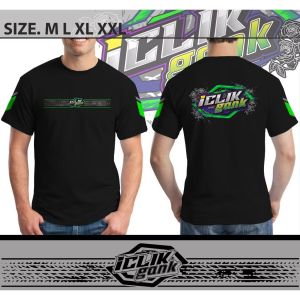 T-shirt / Kaos Distro Iclik Gank Terlaris Viral Pria Wanita Cotton Kombed 30s Size M L XL XXL