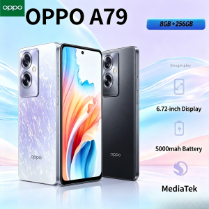 OPPO | 2026New OPPO A79 Smartphone 8GB RAM 256GB Storage Unlocked Dual SIM 6.2 FHD+ Waterdrop Screen Mediatek Helio P60 AI Chip