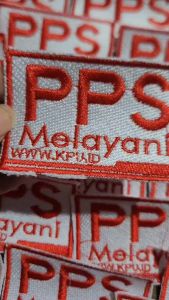 Badge PPS | Bordir PPS Melayani | Bet PPS Melayani | Bordir Logo PPS Melayani