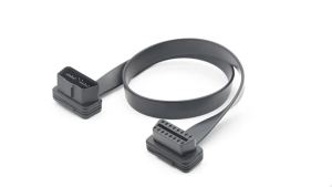 Flat Thin 16 Pin OBD2 Extension Cable Male to Female for Car Scanner Diagnostic Tool ELM327 OBD 2 Extension Cable Connector