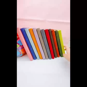 2027 Leather Cover Daily Planner A5 Schedule Notebook PU Leather Hardcover Meeting Schedule