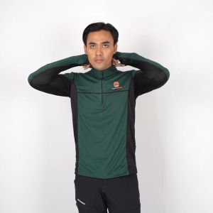 Zarventure Micro Kaos Baselayer Lengan Panjang Olahraga Outdoor Running Sports Dry Fit Manset