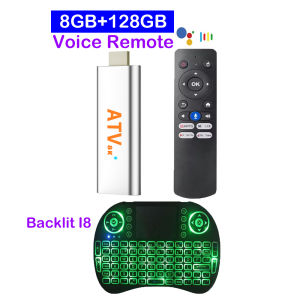 TV Stick 8GB 128GB Android 14 ATV Allwinner H313 Google Assistant 8K Ultra 4K Streaming Media Player Q15 Very Fast Set Top Box
