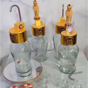 Bình Rót Rượu Tự Động Sử Dụng Được 2 Loại Vòi Inox Và Chú Tiểu 15 Lít
