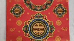 地主五色龙衣/白色/青色/黄色/黑色/红色/五件一套joss paper