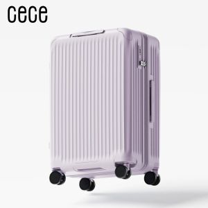 cece | Expandable Large Capacity Durable Luggage 2-Layer Anti-Burst Zippers Spinner Wheels