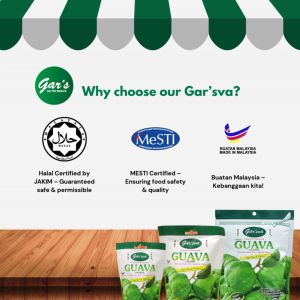Gar sva Naturally Preserved Guava 120g x 2 bags [Twin Pack]
