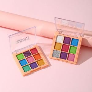 Childrens Day Performance Cosplay Eye Shadow Palette Blue Green Purple Red Large Size Stage Makeup Natural Waterproof