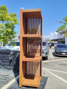 ชั้นวางของไม้แท้ อบแห้ง ทำสีสวยงาม ราคาพิเศษเฉพาะเดือนนี้เท่านั้น 1050 บาท !!