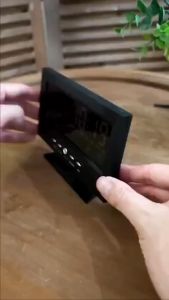 ⚡Miễn Phí Vận Chuyển⚡ Đồng Hồ Để Bàn LED Màn Hình LCD Báo Thức Cảm Biến Âm Thanh