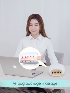 Electric Hand Massager Palm Rechargeable Finger Massager Air Pressure Quick Heat Compression Hand Stimulator Massager