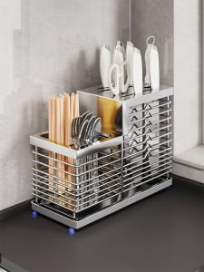 Hanging Cutlery Storage Rack Knife and Chopstick Integrated