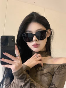 แว่นกันแดดทรงสี่เหลี่ยมสำหรับผู้หญิง สีดำ ป้องกันรังสียูวี แว่นกันแดดทรงเรขาคณิตแบบทันสมัย ​​สายรัดหน้ากากอนุภาค