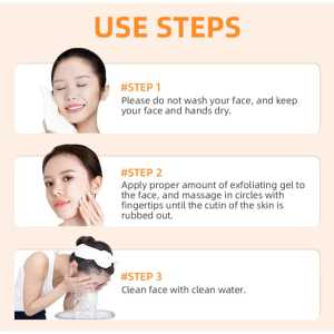 GMEELAN ORANGEGEL PENGLUPAS KULIT KUSAM PADA KULIT WAJAH UNTUK SEGALA JENIS KULIT