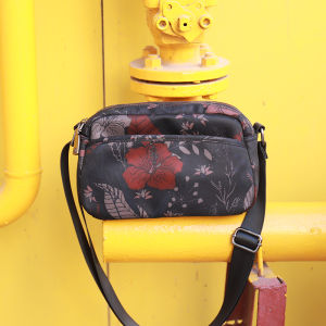 Horizontal Multi-Compartment Casual Crossbody Bag Trendy Easiest for Match Ladies Mom Bag Wide Shoulder Strap out Niche Style Portable Crossbody