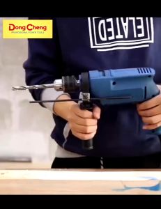 DongCheng 500W 13MM 35PCS ELECTRIC IMPACT DRILL FULL SET TOOL KIT Mesin Drill Set (DZJ04-13)