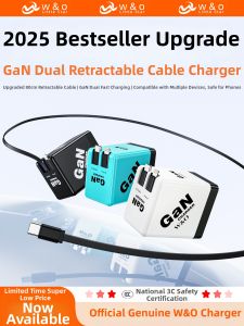 W&O | Bộ Sạc Nhanh GaN Bao Gồm Cáp USBC