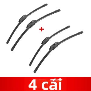 Bộ Lưỡi Gạt Nước Ô Tô Mitsubishi Space Star 22 + 14 Bàn Chải Gạt Nước Cao Su Phía Trước Phía Sau Dành Cho Các Mẫu Xe 2013-2023 Phụ Kiện Máy Giặt Kính Chắn Gió