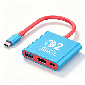 Cổng Kết Nối Di Động 4K 60Hz Cho Nintendo Switch Bộ Chuyển Đổi Hub Type-C Với HDMI USB-A 3.0 PD 100W Hỗ Trợ Sạc Xuyên Qua Dock Kết Nối TV