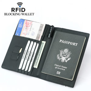 Card Holder for Men Card Wallet Business Card Holder Purse Mini Carbon Fiber Microfiber RFID Blocking Passport Cover Bank Card Holder Slim Billfold Long Wallet Business Bandage Passport Holder Travel Passport Bag ​Passport Covers